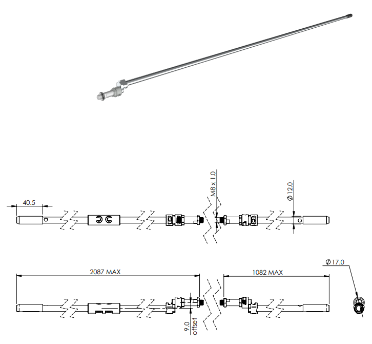 CiiLock Doors - Handle, Lock Cylinder, Lock Body, lift off hinge