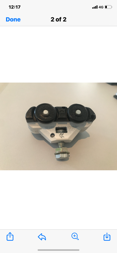Cavity door trolley & fitting kit P4000 - by Corinthian