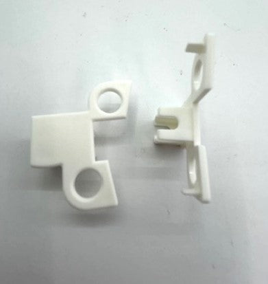 Shower rail end caps - sold as a set L&R