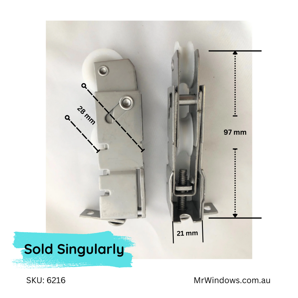 Door rollers - suit Stegbar larger doors - S/S