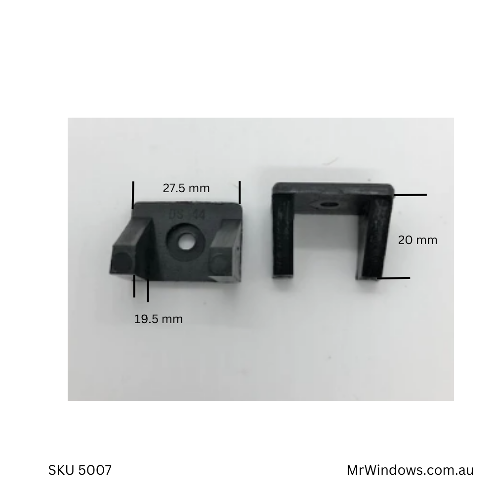 Double Hung Sash Stop - Sold singularly - 27.5mm x 20mm