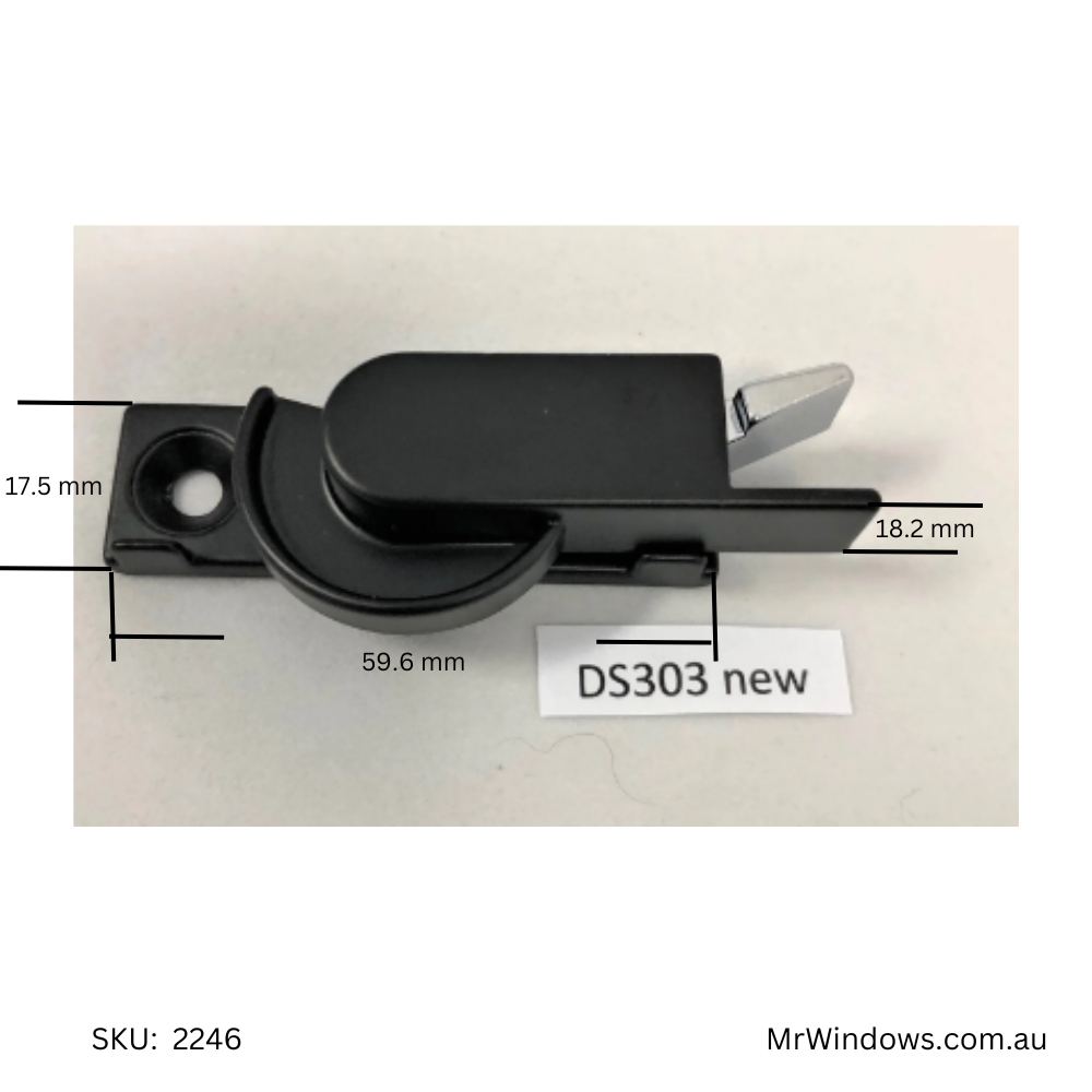 DS303 Sash lock for Double Hungs - Black