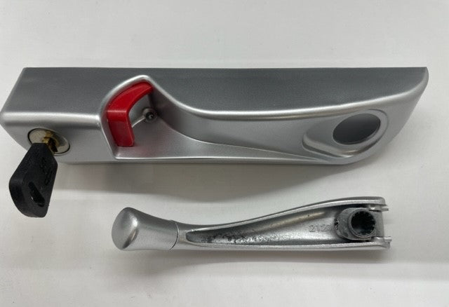 FHS Trend Awning Cover & Handle - Key Locking - LH or RH - Satin Chrome