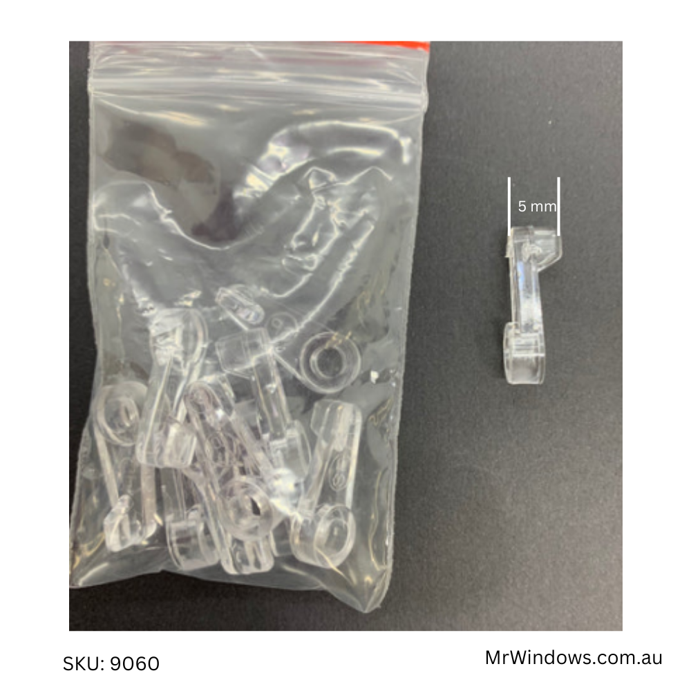 Fly Swivel Clip Clear - Sold in bag of 10