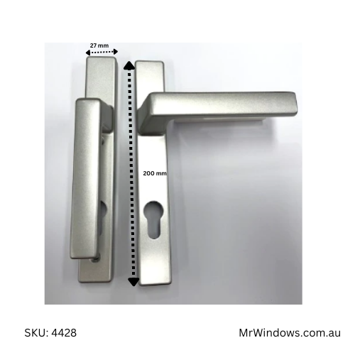 Kin Long Operable Lever Furniture only - lever handles - silver - Suits Kinlong – Mr Windows AU