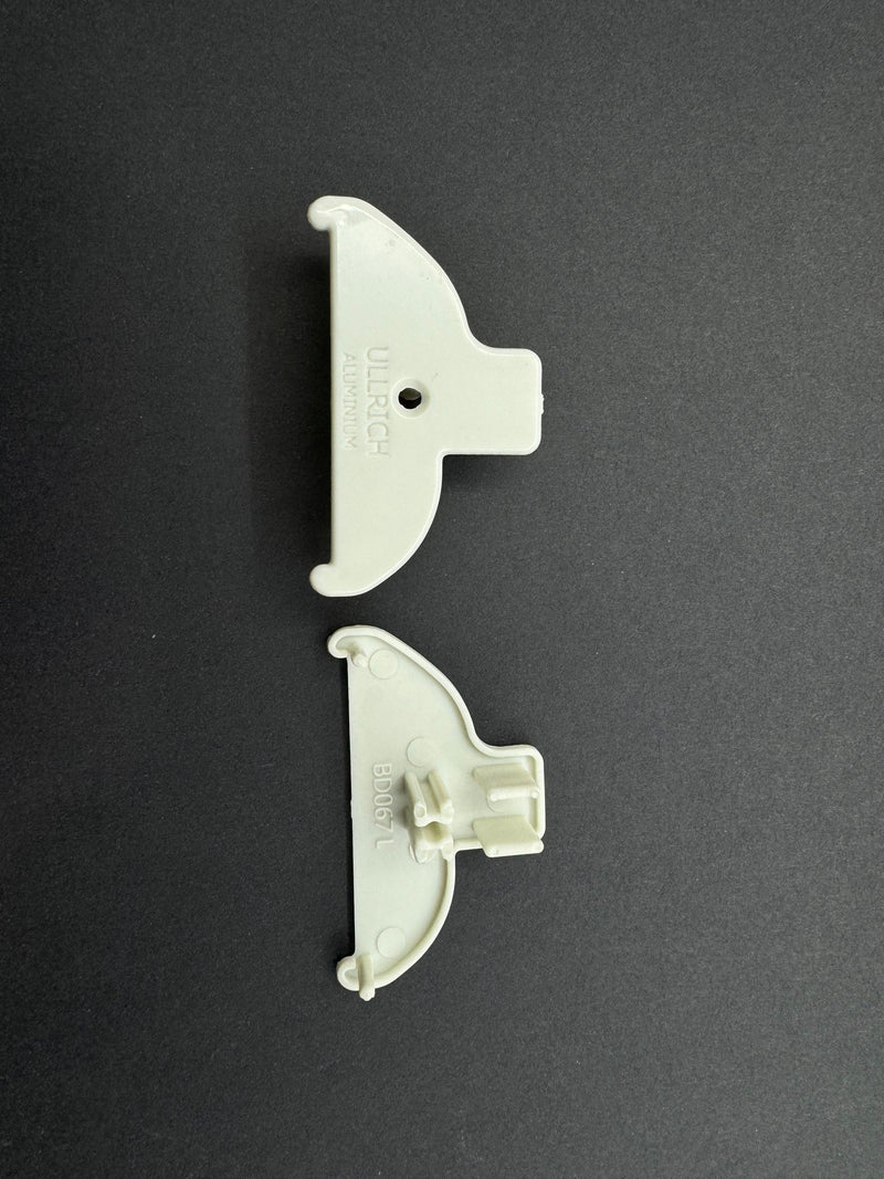 Shower screen - ends cap suits Ullrich pivot system