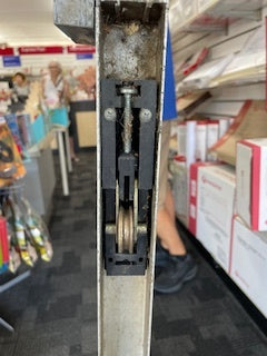 Door Carriage & Rollers Heavy Duty Brass- Sold singly