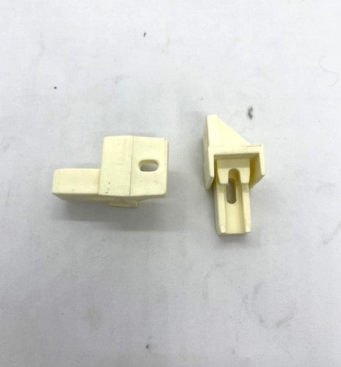 Kendron shower brackets - LH & RH set - Ivory