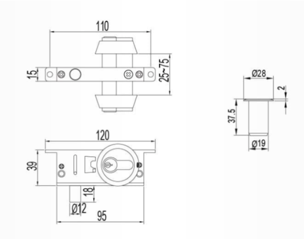 Kinlong Euro cylinder lock - SPECIAL ORDER IN ITEM
