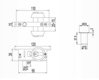 Kinlong Euro cylinder lock - SPECIAL ORDER IN ITEM
