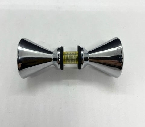 Shower door handle - knob - polished chrome