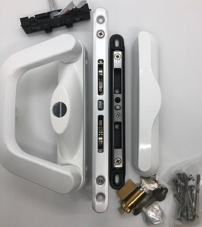 Albany Door Handle - Pearl White