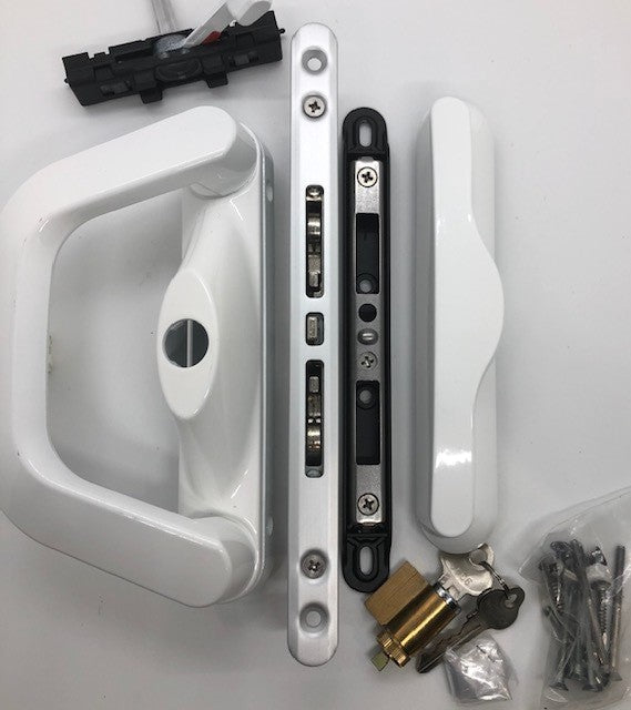 Albany Door Handle - Pearl White