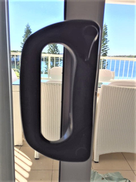 Sliding patio door - Onyx by Lockwood - replaces the old Macquarie and Albany handles