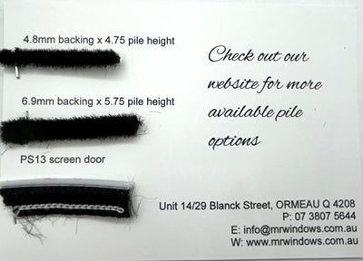 SAMPLE card - mohair