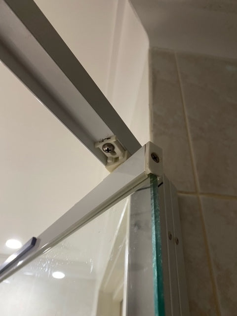 Phoenix Hinged Shower Screen Pivot kit - Black ONLY