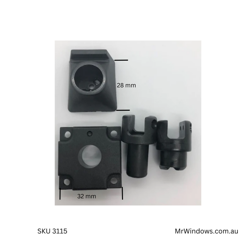 Shower screen - pivot set kit - top and bottom pivot set - G James 826