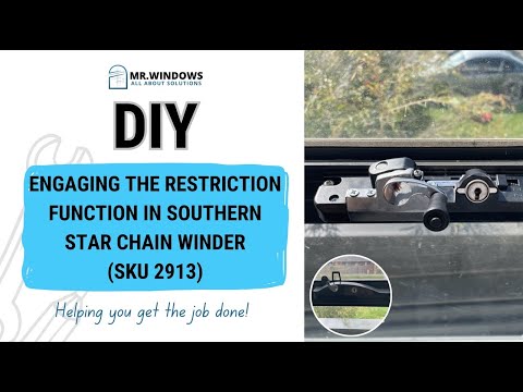 Chain Winder  - suits Southern Star Aluminium awning windows- Keyed