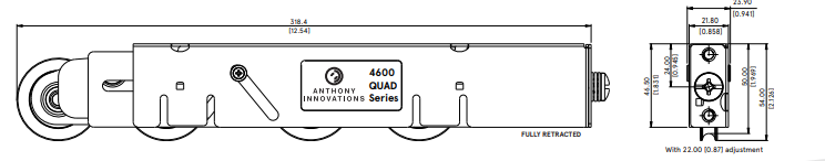 QUADZilla roller by Anthony Innovations - sold singly