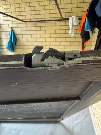 Screen Door Roller - Rivet Fix With Spring  - Sold as a single