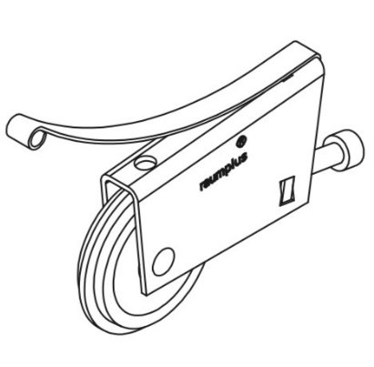 Roller - Whisper Adjustable Wardrobe Door Roller