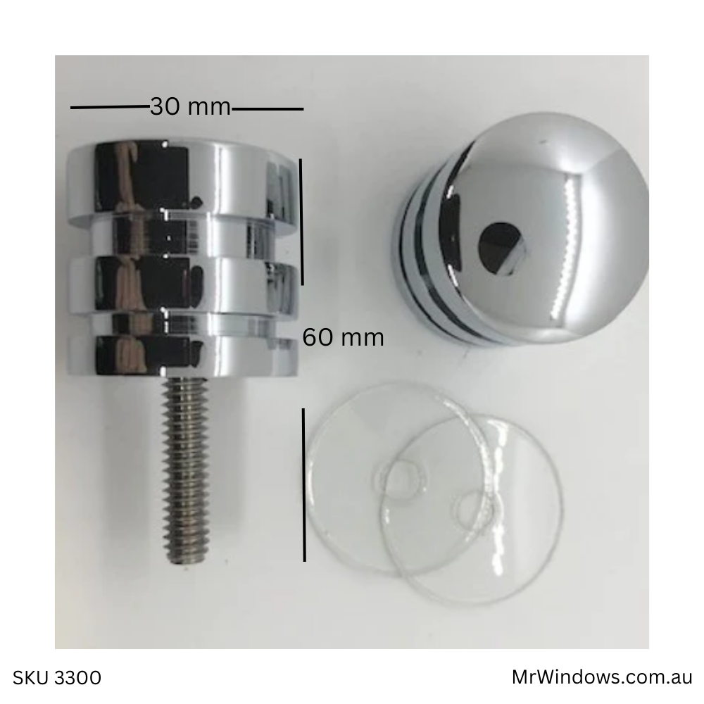 Back To Back Contemporary Shower Knob Handle