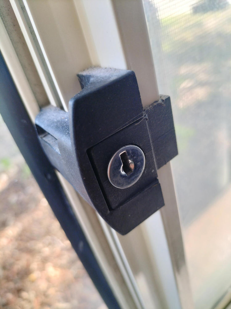 Sliding window handles - suits JG Windows - replaces 6200 - key locking