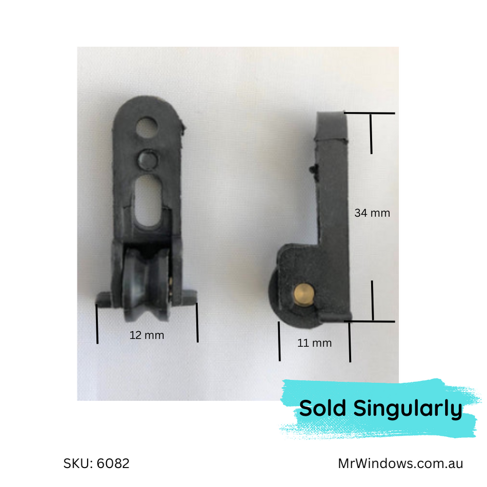 Sliding Window Rollers  - suit old Wunderlich sashes - Sold singly