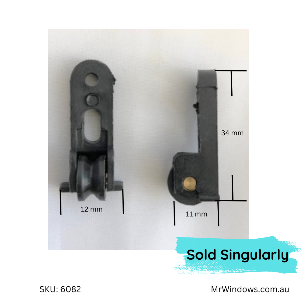 Sliding Window Rollers  - suit old Wunderlich sashes - Sold singularly
