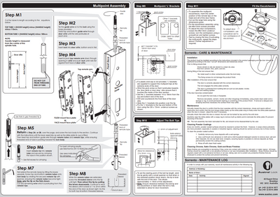 Mortice lock SORRENTO MKII by Ausloc - SPECIAL ORDER IN PRODUCT