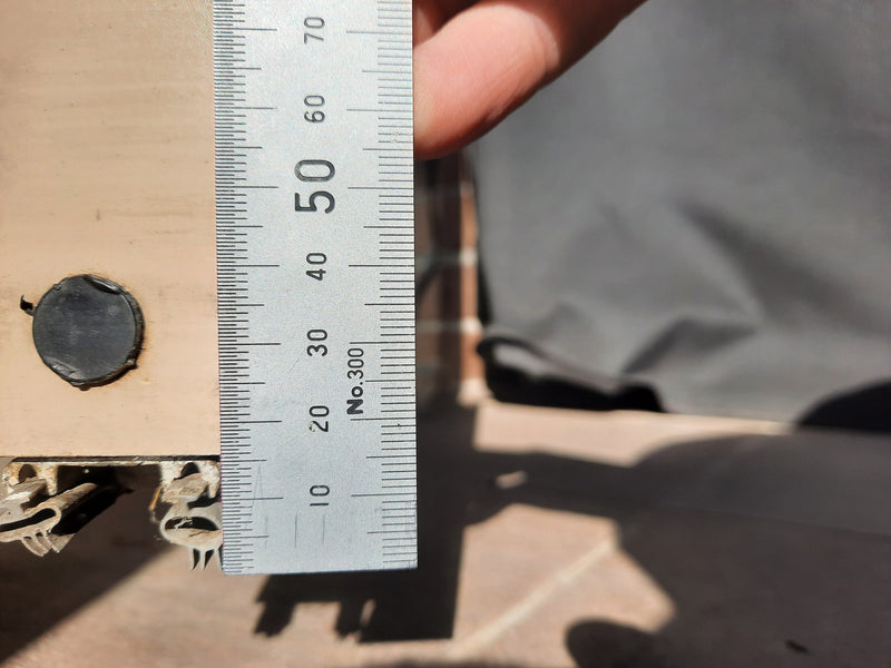 Stegbar hinged door seal - sold per meter