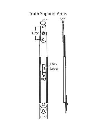 Sahs Window Control Module Sash Control Device - Awning Support Arms – Mr Windows AU