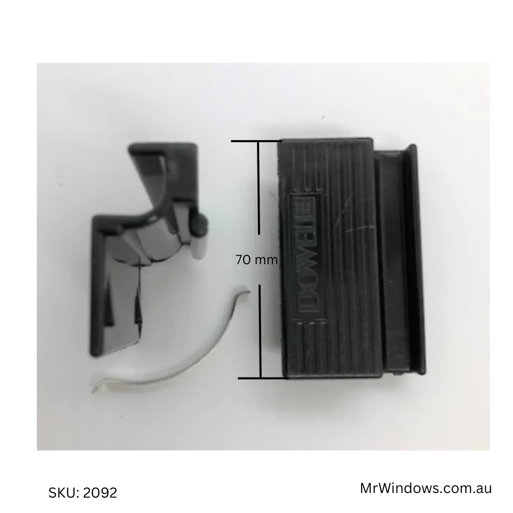 Window Handle suits Boral/Dowell -  WR720 series - Flat Head - non locking