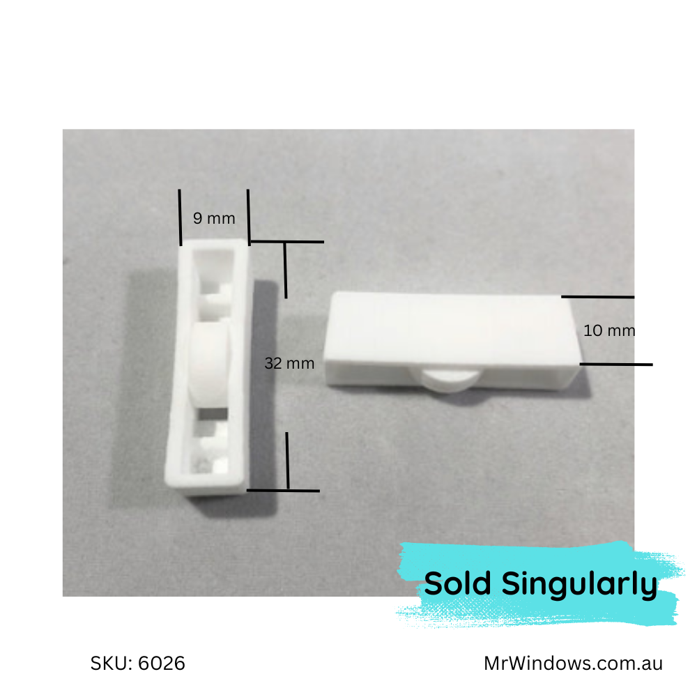 Window rollers - suits Clearview, Dowell Windows - 3D printed - Sold singularly