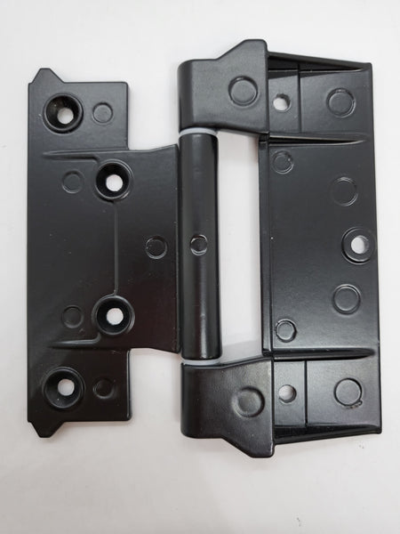 Hinge - suits Fairview MK1 - aluminium frame to timber door - Black