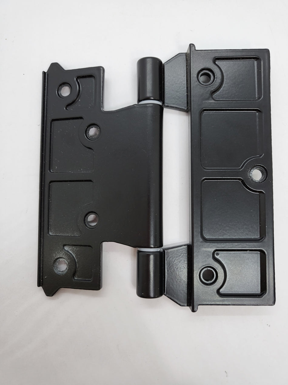 Hinge - suits Fairview MK1 - aluminium frame to timber door - Black