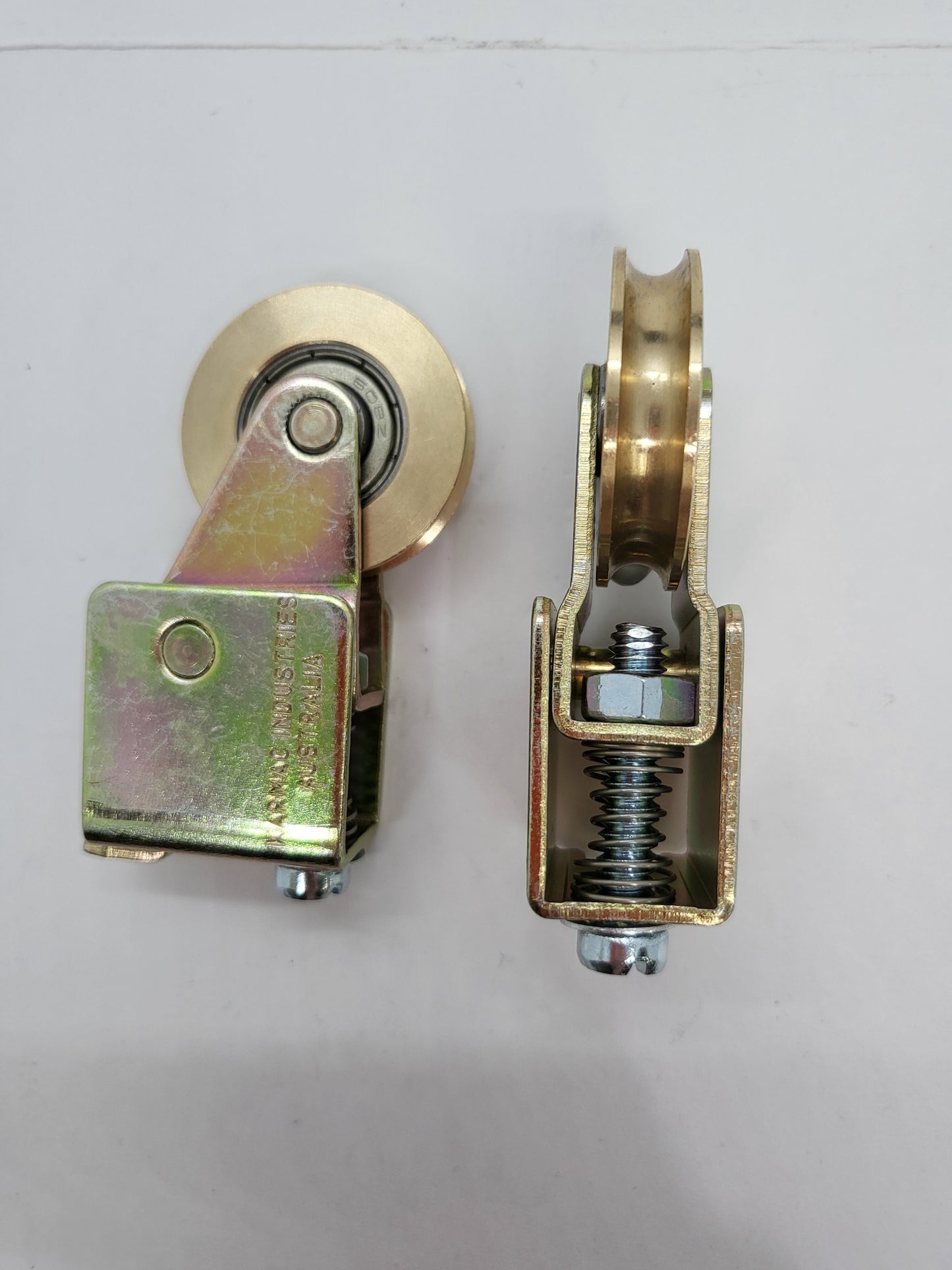 Sliding door rollers - by Karmac Roller - Brass Bearing - sold singularly