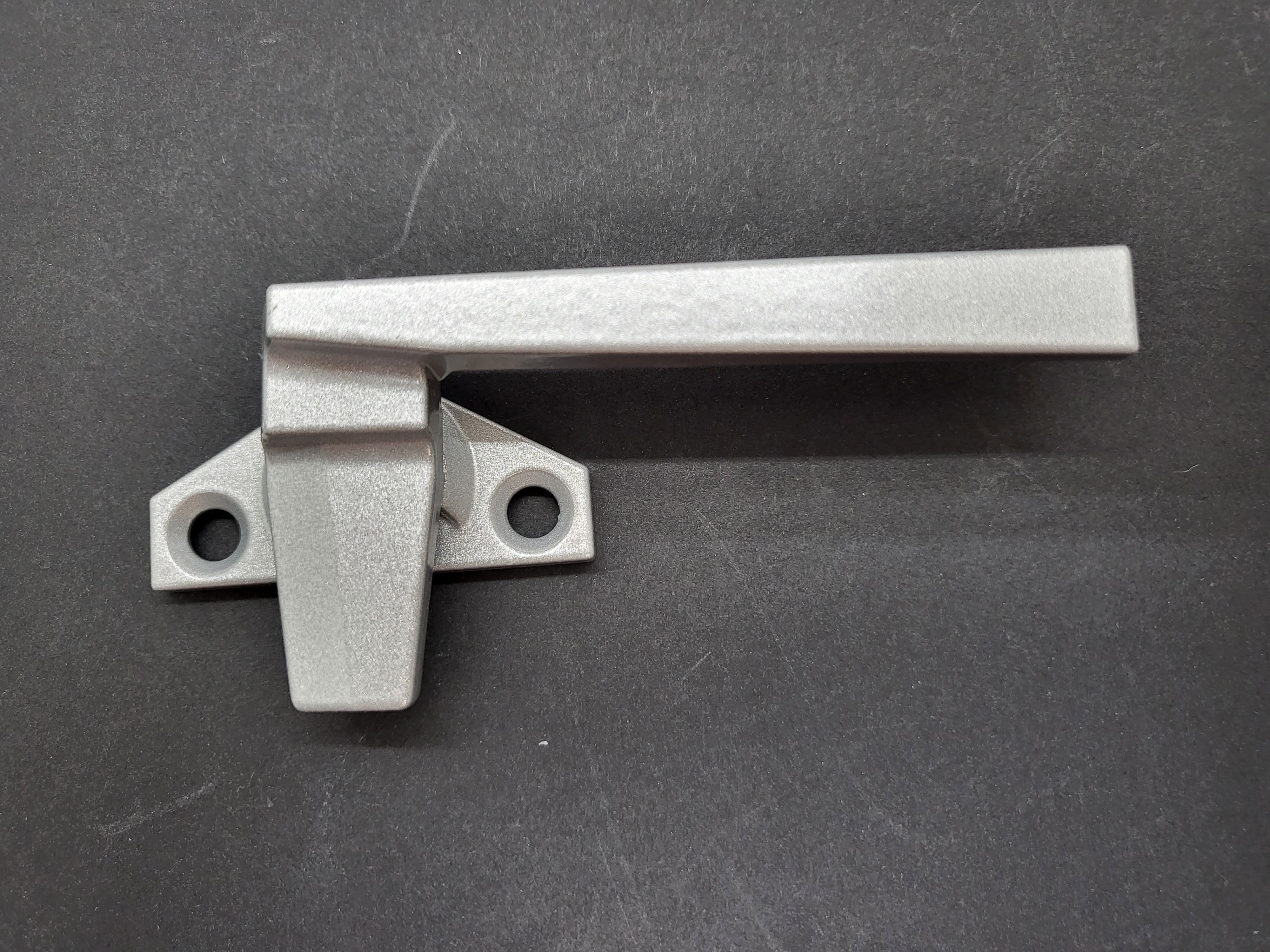 Truth Hardware Trimline Right Hand Cam Handle Lock – Aluminum Offset Base – Easy Install, 1-1/2 Inch On-Center Screw Holes, 11/32 Inch Grip Range