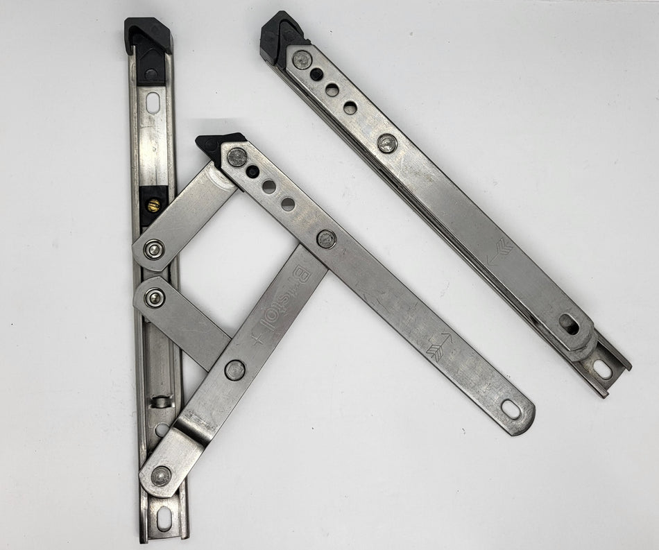 Window stays - Bristol - BP8TH - suits awning windows 203.5mm