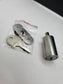 Aneeta sashless Lock Focus suits 6mm glass - key number #001 - Chrome