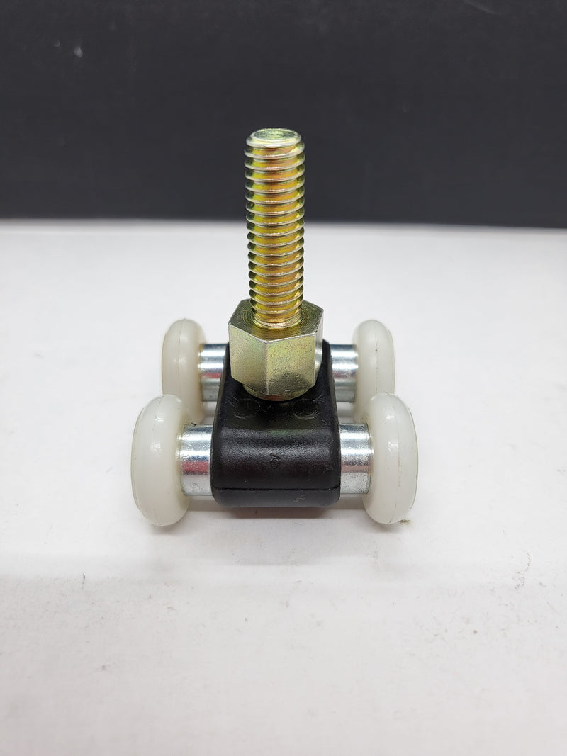 Top hung cavity adjustable roller + mounting base- Sold singly