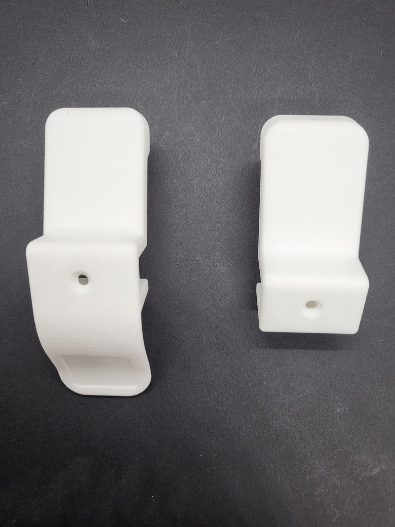Print on Demand Shower handle brackets to suit Regency Sliding screens - Set Left - Right - White