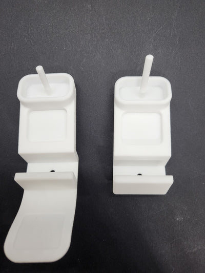 Print on Demand Shower handle brackets to suit Regency Sliding screens - Set Left - Right - White