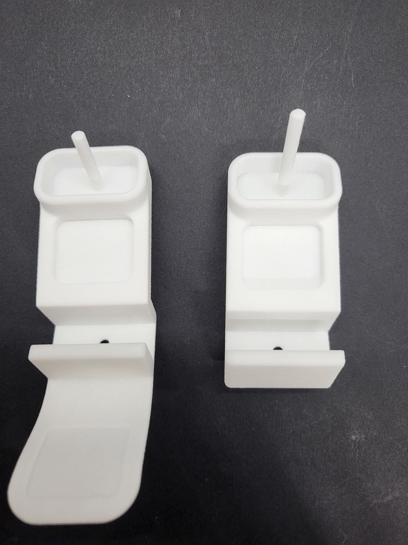 Print on Demand Shower handle brackets to suit Regency Sliding screens - Set Left - Right - White