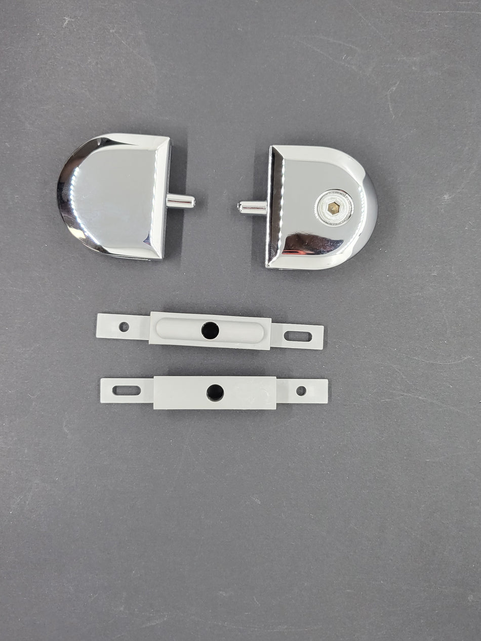 Shower pivot kit suits Norska showers - 6mm frameless - sold as KIT