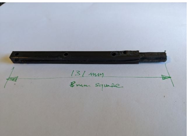 Guide to suit old Trend sliding screens - sold singularly - 3D printed