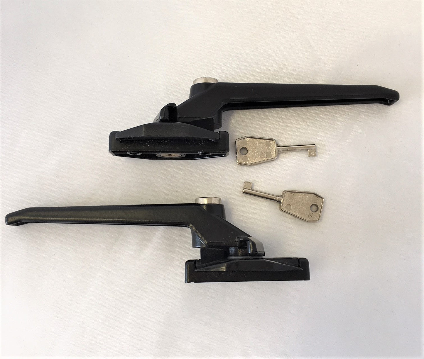 Cam Handle Wedgeless Black - Key Lockable