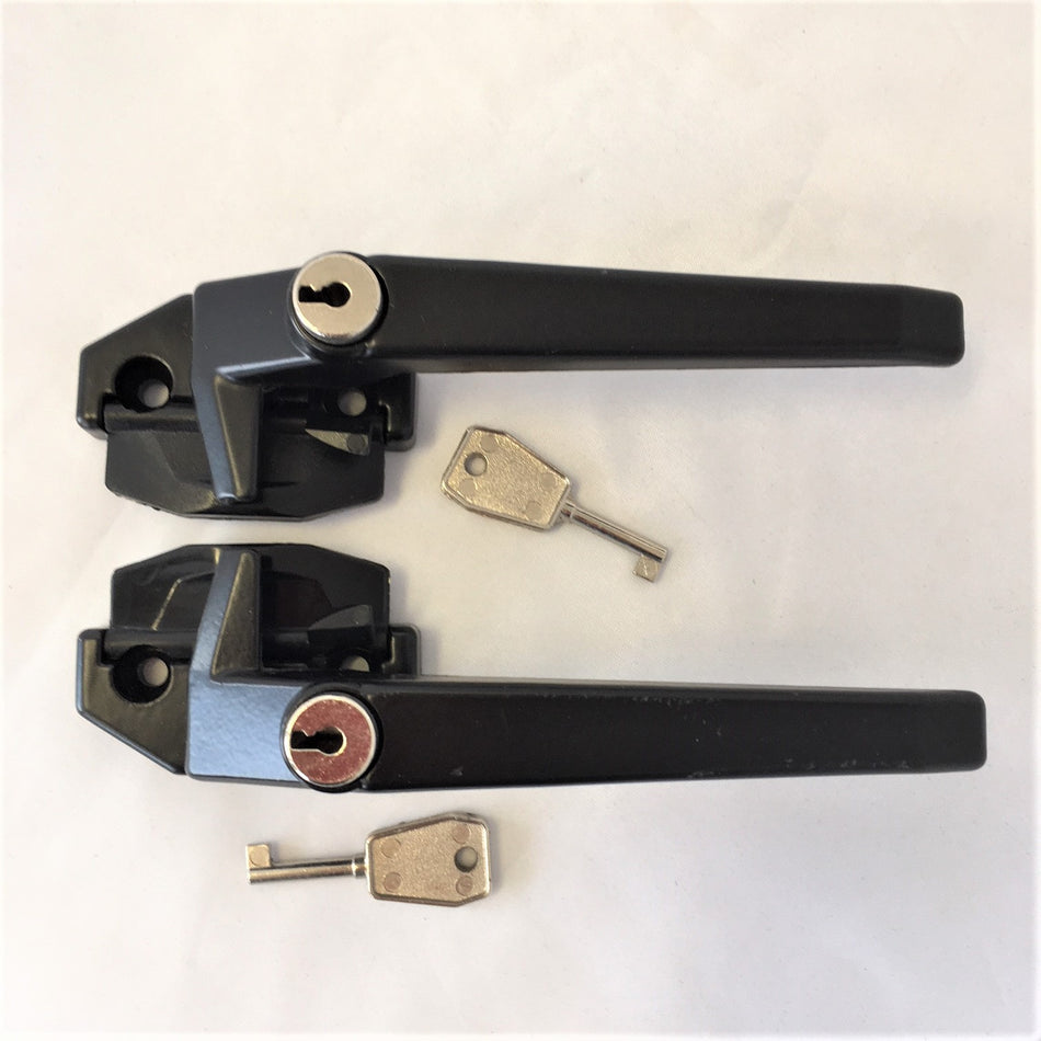 CAM Handle Wedgeless Black - Key Lockable