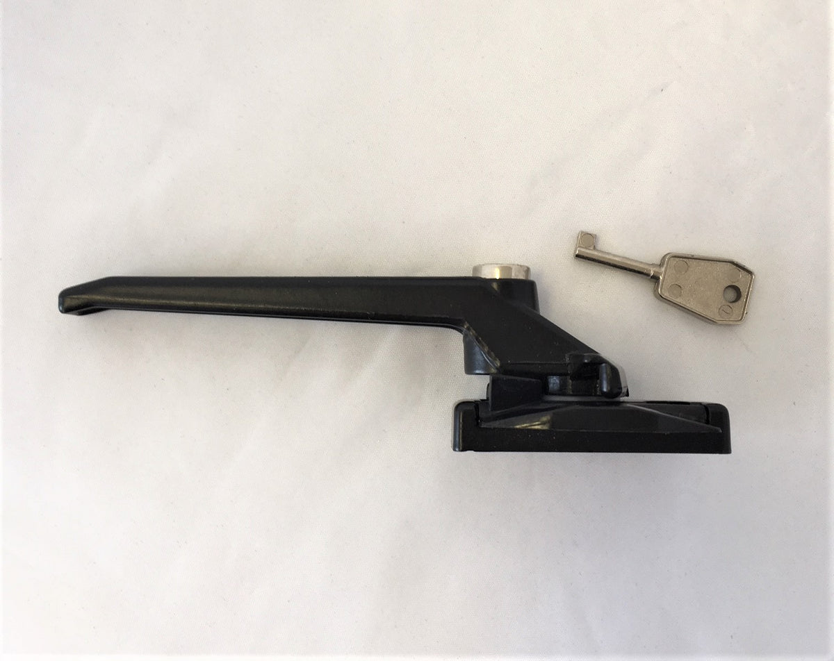 Cam Handle Wedgeless Black - Key Lockable