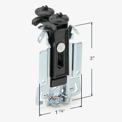 Sliding Mirror Door Top Roller Guide Block- Sold singly